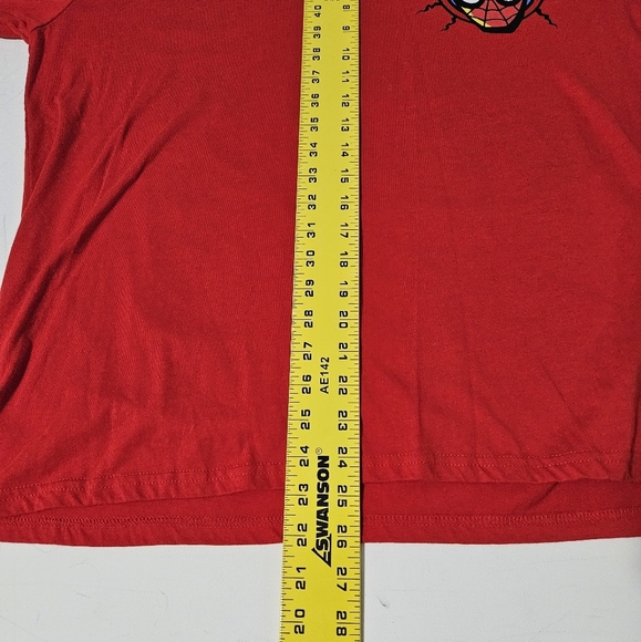 MARVEL Amazing SPIDERMAN Comic Book Graphic Red Shirt Long Sleeve MEN'S  Size XL - Picture 6 of 6